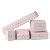 Pearl Clasp Jewelry Box for Rings Necklace Earrings