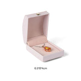 Pearl Clasp Jewelry Box for Rings Necklace Earrings