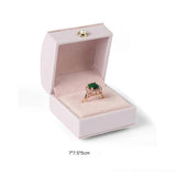 Pearl Clasp Jewelry Box for Rings Necklace Earrings