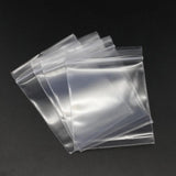 100pcs Ziplock Plastic Bags Jewelry Reclosable Storage Bag