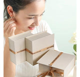 Book-Shaped Flip Jewelry Box Set - Earring, Ring, Necklace, Bracelet Organizer