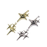 10pcs Star Coin Plated Charms Pendant DIY Necklace