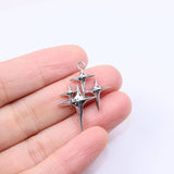 10pcs Star Coin Plated Charms Pendant DIY Necklace
