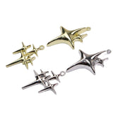 10pcs Star Coin Plated Charms Pendant DIY Necklace