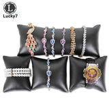 PU Leather Watch Pillow Display Stand