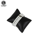 PU Leather Watch Pillow Display Stand