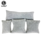 Grey Velvet Watch Pillow Jewelry Display Flannel Bracelet Storage Stand