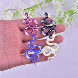 10pcs Moon Flower Snake Charms for Earring DIY Jewelry Making