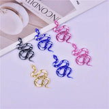 10pcs Moon Flower Snake Charms for Earring DIY Jewelry Making