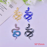 10pcs Moon Flower Snake Charms for Earring DIY Jewelry Making