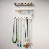 3pcs Wall Hanging Jewelry Storage Shelf Necklace Earrings Organizer