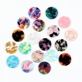 Leopard Print Tortoise Shell Earring Charm Acrylic Beads 24mm