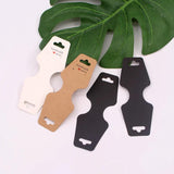 30Pcs Paper Necklace Card Jewelry Ear Studs Earrings Display Packaging Cards