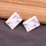 100Pcs Marble Pattern Earrings Display Card Jewelry Packaging Paper
