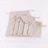 10pcs Small Drawstring Gift Bags 8x10 9x12 10x14cm Muslin Cotton Bag