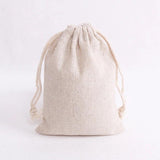 10pcs Small Drawstring Gift Bags 8x10 9x12 10x14cm Muslin Cotton Bag