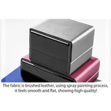 LED Light Jewelry Box for Rings - Gift Box for Engagement & Wedding Rings