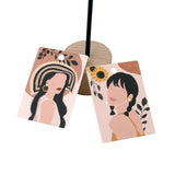 50pcs Woman Earring Jewelry Hanging Cards 5x7cm Customize