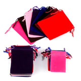 10pcs Velvet Pouches Jewelry Packaging Display Drawstring Gift Bags