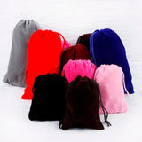 10pcs Velvet Pouches Jewelry Packaging Display Drawstring Gift Bags