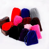 10pcs Velvet Pouches Jewelry Packaging Display Drawstring Gift Bags