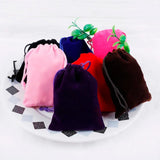10pcs Velvet Pouches Jewelry Packaging Display Drawstring Gift Bags