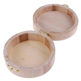 Small Wooden Box with Lid and Lock Jewelry Storage Wedding Makeup Organizer