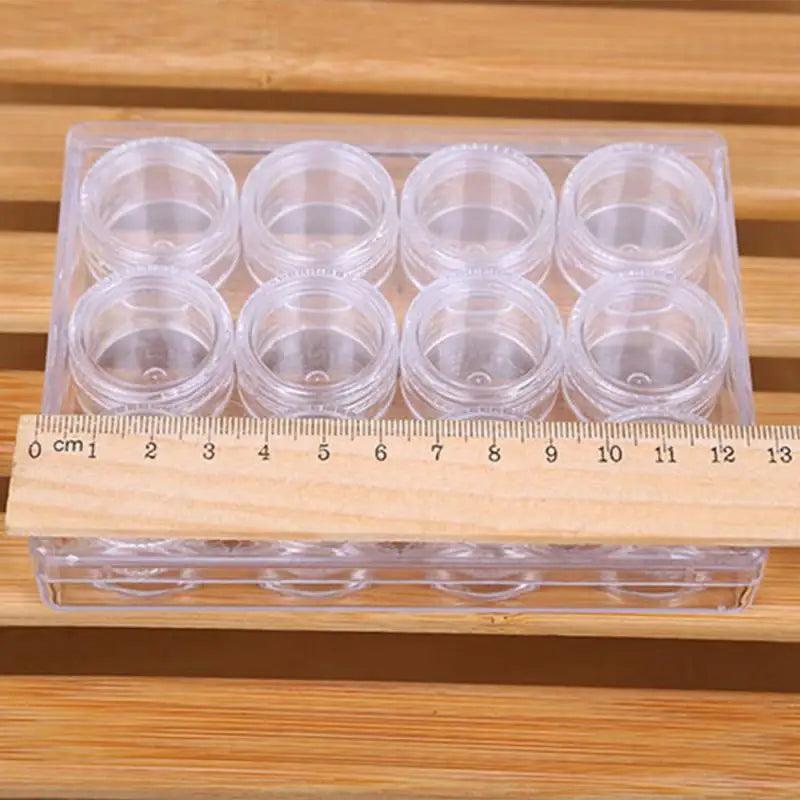 Adjustable Plastic Jewelry Storage Box with Compartments