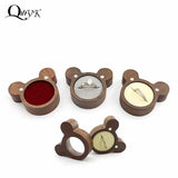 Wood Jewelry Box Wedding Ring Box Earring Rings Box Jewelry Organizer Box