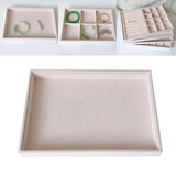 Velvet Jewelry Storage Tray Holder Box for Girls