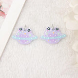 6Pcs Funny Love Frog Charms for Diy Earring Keychain Pendant Necklace