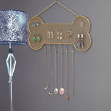 Stylish Wall Hanging Earring Holder in Bone Shape