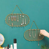 Wall Mount Jewelry Hooks Storage Organizer Display Rack