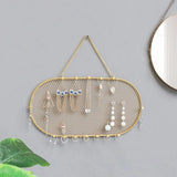Wall Mount Jewelry Hooks Storage Organizer Display Rack