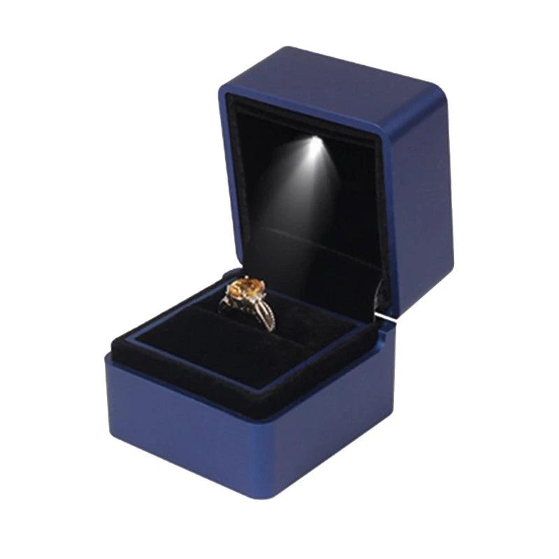 Proposal Wedding Ring Box with Light