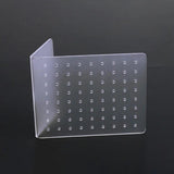 Acrylic Earring Studs Display Stand Metal Organizer Holder