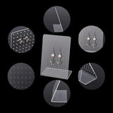 Acrylic Earring Studs Display Stand Metal Organizer Holder