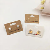 100Pcs Hand with Love Paper Earrings Card Display Tags