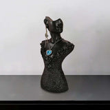 Necklace Earring Display Stand Jewelry Resin Storage Organizer Holder