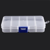 Plastic Storage Box with 10 Compartments for Jewelry Tools and Accessories