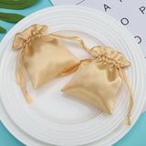 5pcs Satin Drawstring Jewelry Pouch Gift Bag for Necklace Bracelet Earring Ring