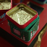 1Pcs Merry Christmas Iron Candy Cookies Boxes For Home Xmas Box Christmas Orname