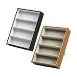 Wooden Eyeglasses Sunglasses Storage Case 4 Slot Organizer Box
