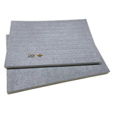 Jewelry Foam Tray Grey/Black Velvet Inserts Liners for Rings Bracelet Watch Earr