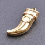 Stainless Steel Lock Heart/Moon Charm Pendants