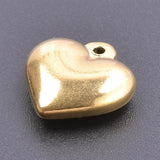 Stainless Steel Lock Heart/Moon Charm Pendants