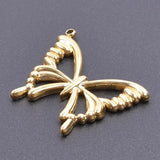 Stainless Steel Lock Heart/Moon Charm Pendants