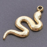 Stainless Steel Lock Heart/Moon Charm Pendants
