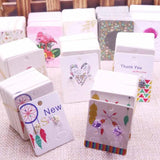 100Pcs Earring Display Cards 4x5cm Hang Tag DIY Jewelry Earring Cards