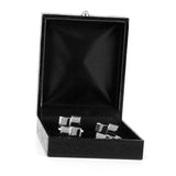 PU Leather Tie Clip Cufflinks Storage Case Display